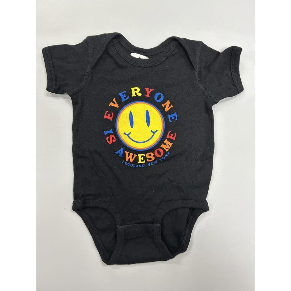 Legoland New York Baby Black "Everyone is Awesome" Onsie
